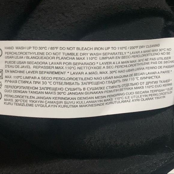 MNG Long Black Sheer Tunic M NWT - Picture 5 of 6